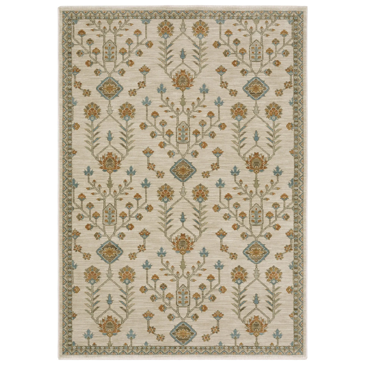 Oriental Weavers Sphinx Maeve MAE07 Rust Rugs - main flat
