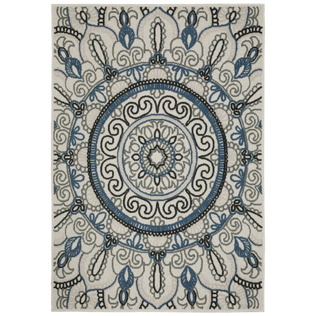 Oriental Weavers Torrey 072J1 Beige/ Blue Rug - main flat