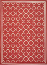 Safavieh Courtyard 10'-0" x 14'-0" Rug in Red / Bone