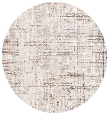 Safavieh Harlow 6'-3" x 6'-3" Rug in Ivory Grey / Rust
