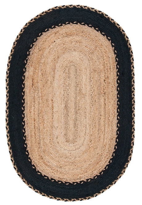 Safavieh Natural Fiber 3'-0" x 5'-0" Rug in Natural / Black