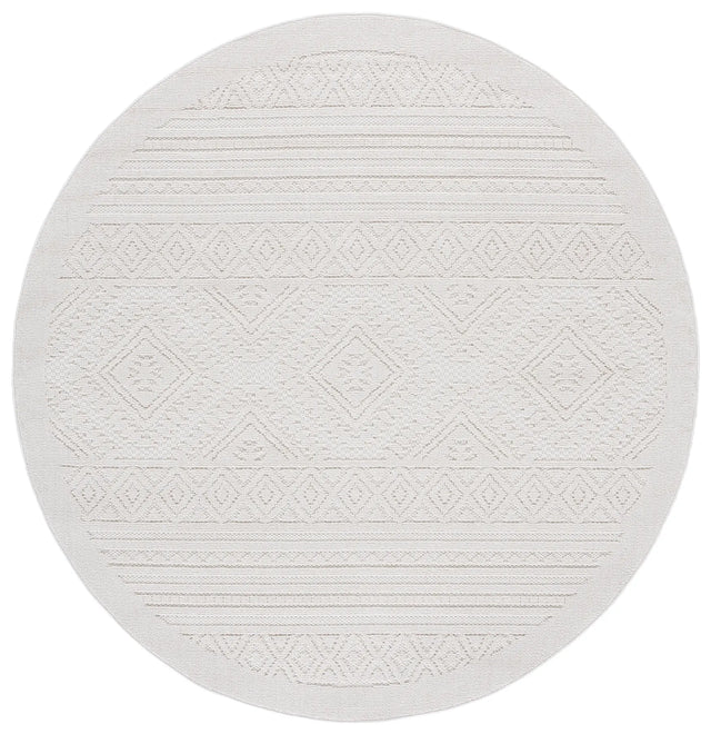 Safavieh Global 6'-7" x 6'-7" Rug in Light Beige / Ivory