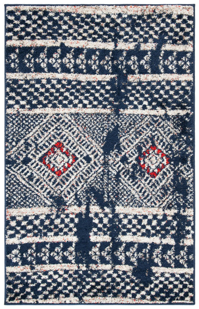 Safavieh Adirondack 3'-0" x 5'-0" Rug in Navy / Light Grey