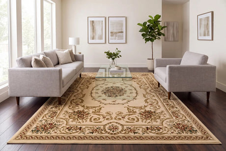 Dynamic Rugs Legacy 58022 Ivory Rugs - Room
