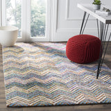 Safavieh Nantucket 5'-0" x 8'-0" Rug in Beige / Blue