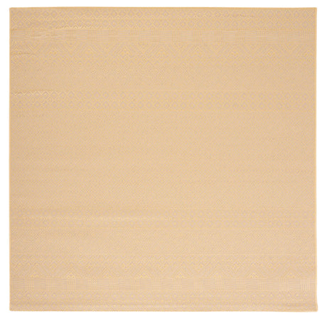 Safavieh Courtyard 6'-7" x 6'-7" Rug in Gold / Beige