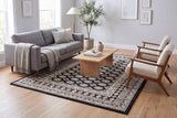 Dynamic Rugs Ancient Garden 57102 Charcoal / Silver Rugs - Room