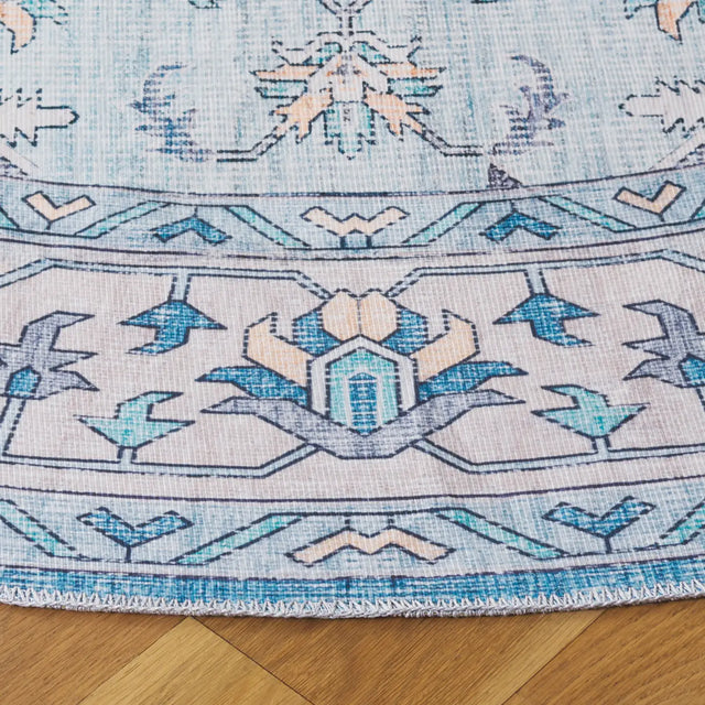 Safavieh Arizona 6'-0" x 6'-0" Rug in Light Blue / Ivory