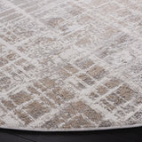 Safavieh Mila 6'-7" x 6'-7" Rug in Beige / Ivory Grey