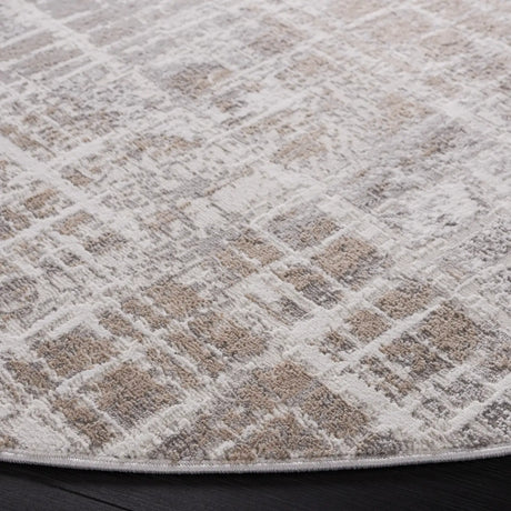 Safavieh Mila 6'-7" x 6'-7" Rug in Beige / Ivory Grey