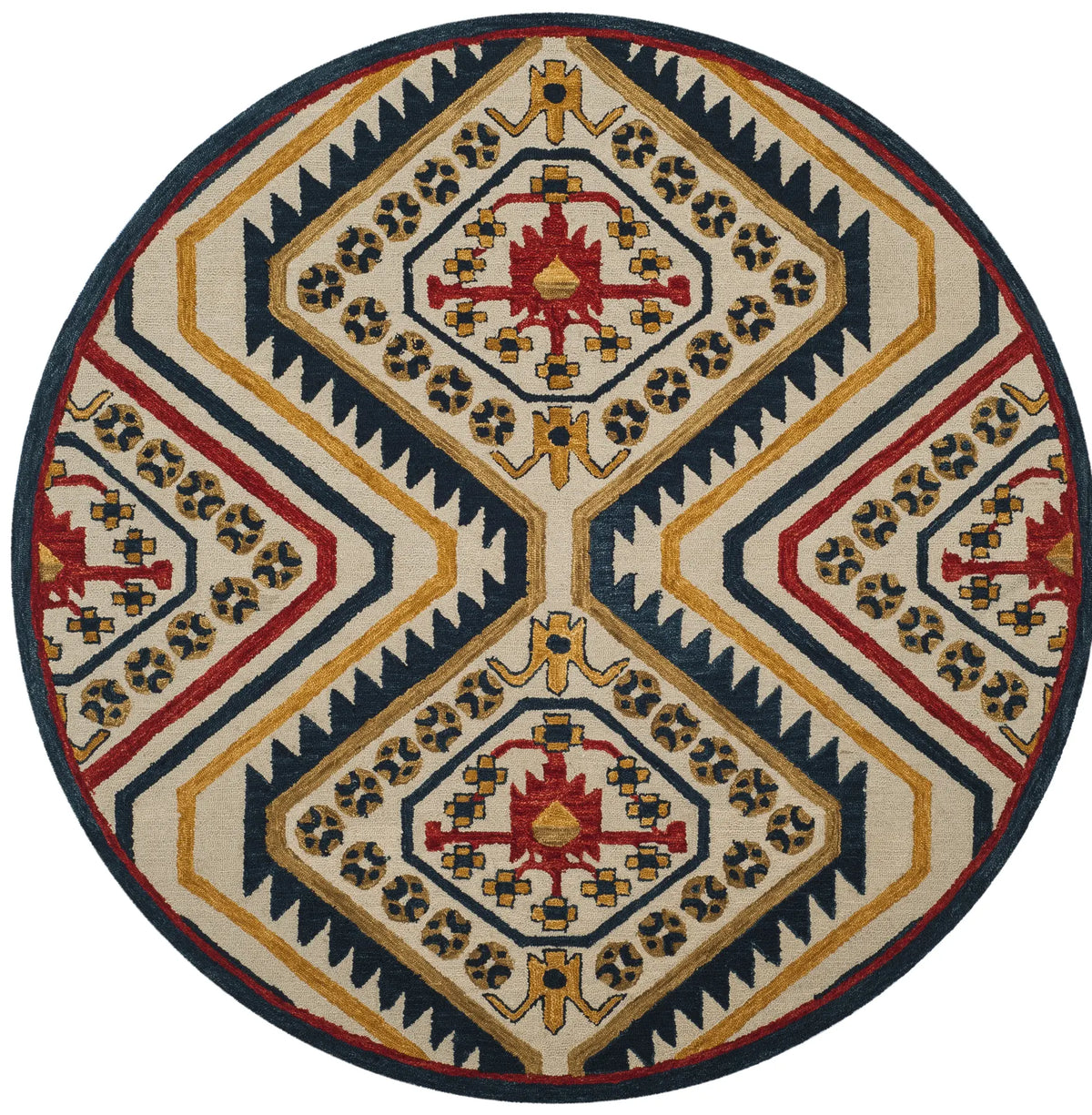 Safavieh Aspen 7'-0" x 7'-0" Rug in Ivory / Multi