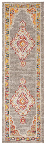 Safavieh Phoenix 100 2'-3" x 8'-0" Rug in Orange / Grey
