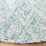 Safavieh Capri 7'-0" x 7'-0" Rug in Blue / Ivory