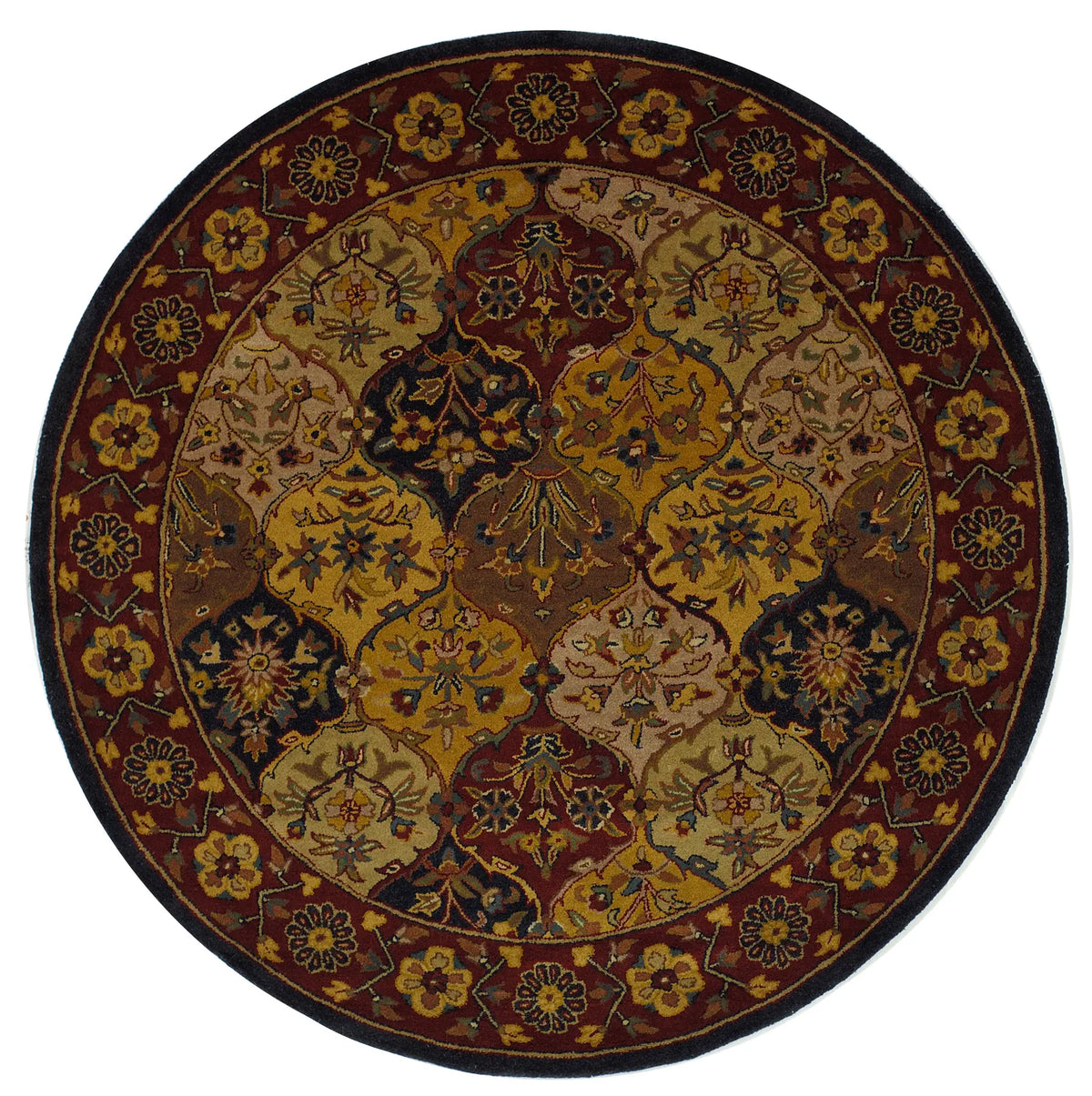Safavieh Heritage 6'-0" x 6'-0" Rug in Multi / Navy