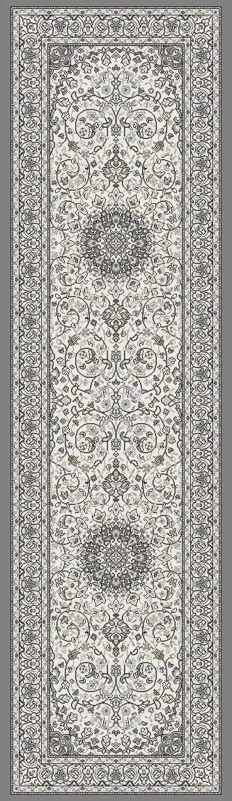 Dynamic Rugs Ancient Garden 57119 Cream / Grey Rugs - Runner