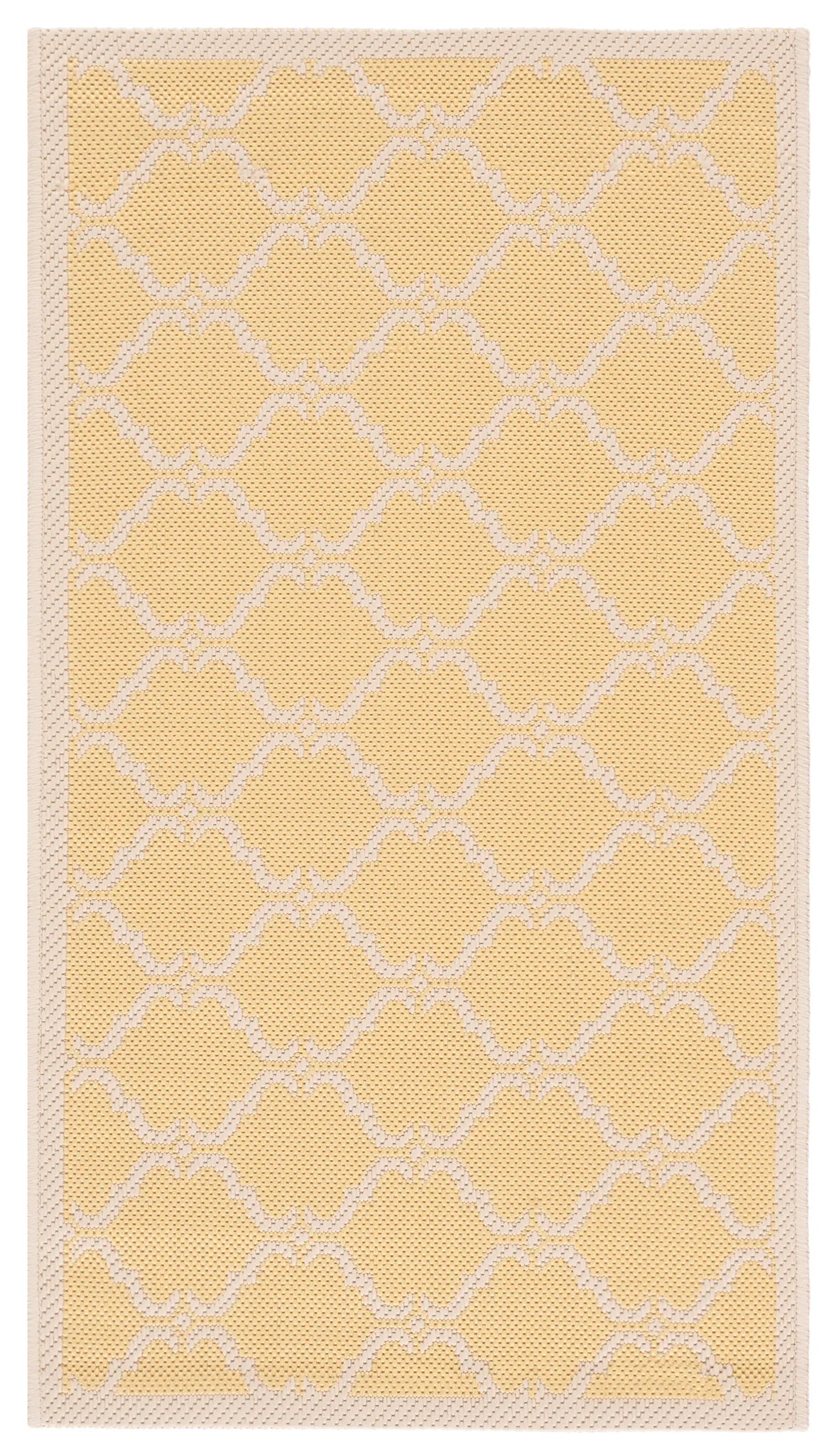 Safavieh Courtyard 2'-0" x 3'-7" Rug in Yellow / Beige