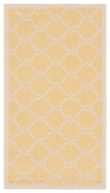 Safavieh Courtyard 2'-0" x 3'-7" Rug in Yellow / Beige