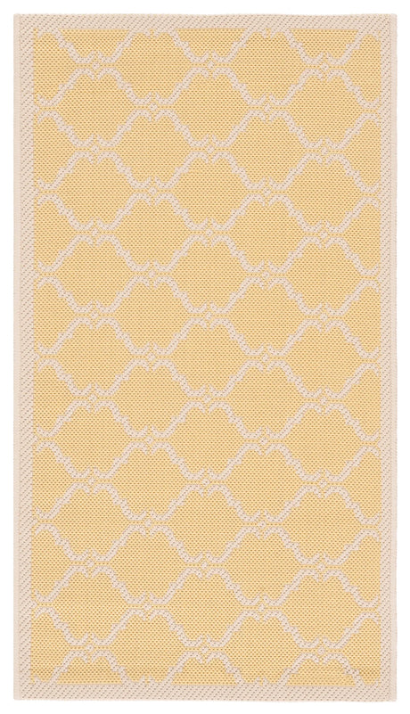 Safavieh Courtyard 2'-0" x 3'-7" Rug in Yellow / Beige