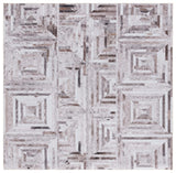 Safavieh Faux Hide 6'-0" x 6'-0" Rug in Beige / Brown