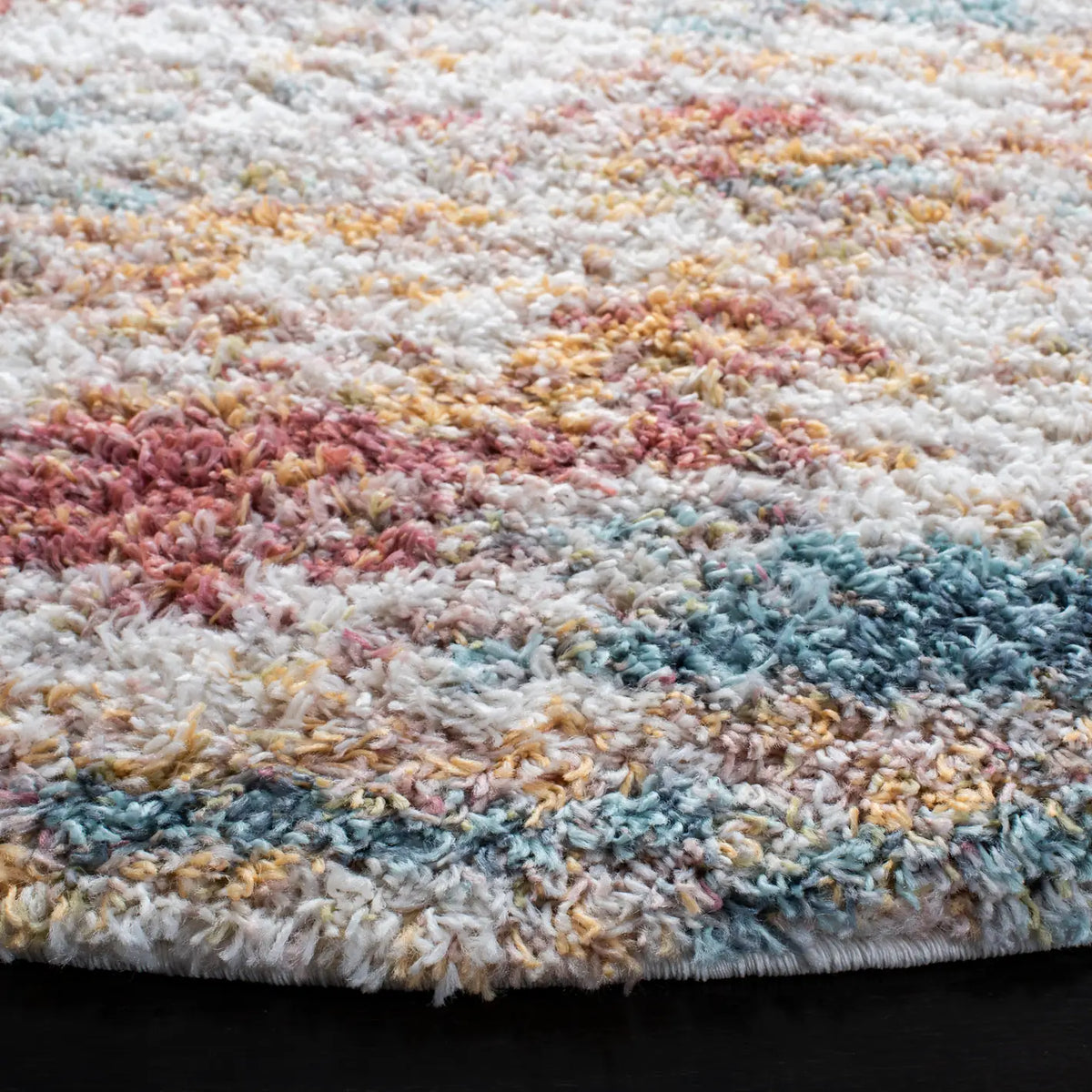 Safavieh Calista 5'-3" x 5'-3" Rug in Beige / Aqua