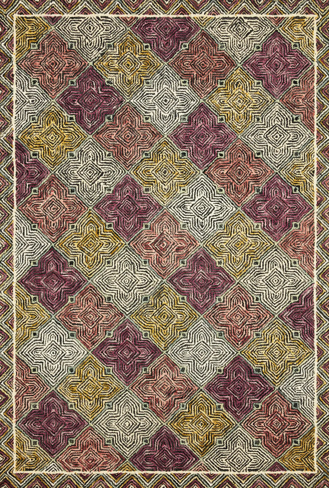 Loloi Spectrum Spe-03 Charcoal/Multi Rugs - main flat