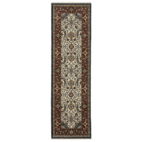 Oriental Weavers Sphinx Aberdeen 752W1 Ivory/ Red Rugs - runner