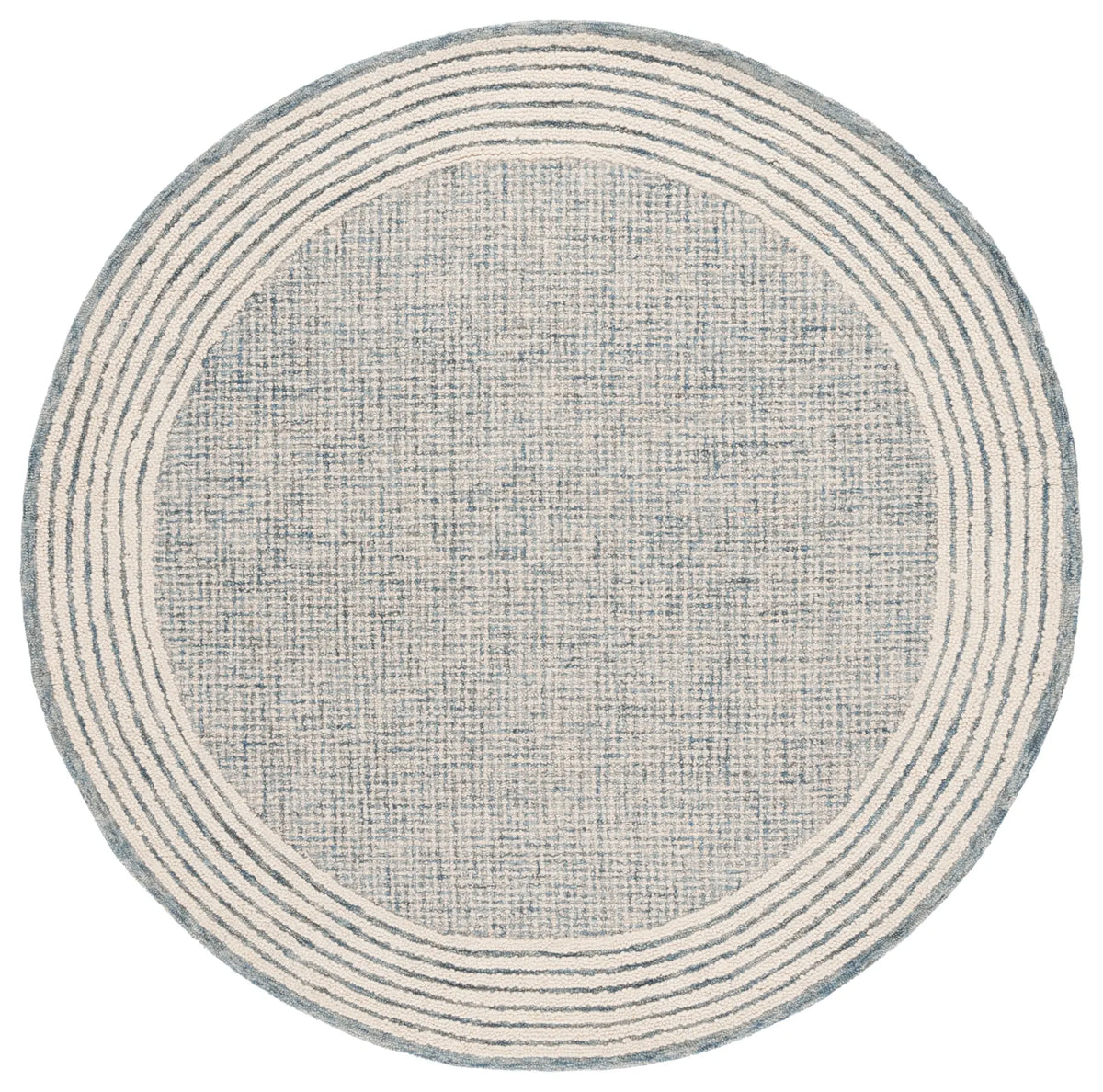 Safavieh Ebony 6'-0" x 6'-0" Rug in Blue / Ivory