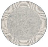 Safavieh Ebony 6'-0" x 6'-0" Rug in Blue / Ivory