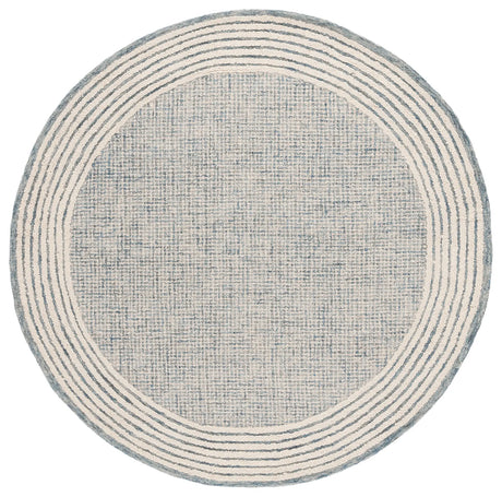 Safavieh Ebony 6'-0" x 6'-0" Rug in Blue / Ivory
