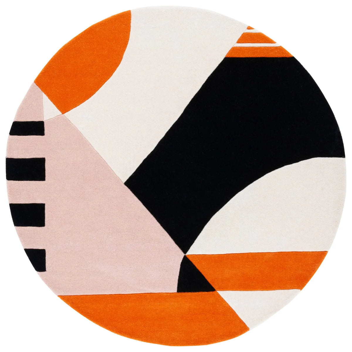 Safavieh Rodeo Drive 6'-0" x 6'-0" Rug in Ivory / Rust
