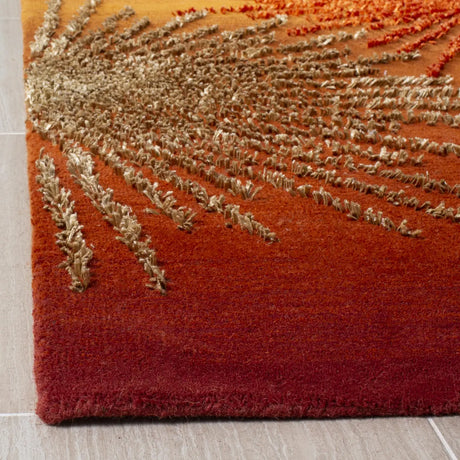 Safavieh Soho 5'-0" x 8'-0" Rug in Rust / Multi