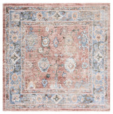 Safavieh Jasmine 5'-3" x 5'-3" Rug in Rust / Blue