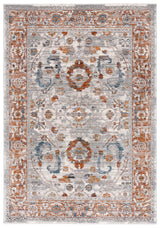 Safavieh Heirloom 700 4'-0" x 6'-0" Rug in Ivory Grey / Rust