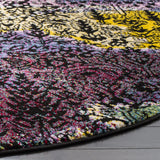 Safavieh Watercolor 6'-7" x 6'-7" Rug in Light Yellow / Green
