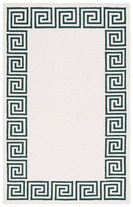 Safavieh Metro 4'-0" x 6'-0" Rug in Ivory / Green