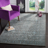 Safavieh Glamour 4'-0" x 6'-0" Rug in Blue / Dark Grey