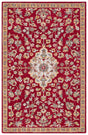 Safavieh Blossom 4'-0" x 6'-0" Rug in Red / Ivory