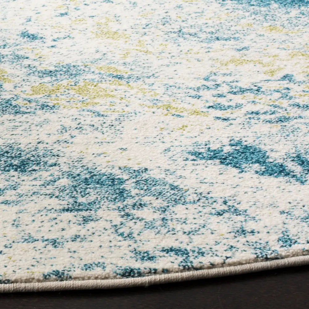 Safavieh Watercolor 6'-7" x 6'-7" Rug in Ivory / Light Blue