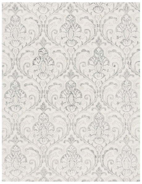 Safavieh Micro-Loop 10'-0" x 14'-0" Rug in Ivory / Grey