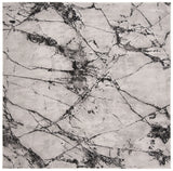 Safavieh Lurex 100 6'-7" x 6'-7" Rug in Grey / Black