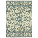 Oriental Weavers Sphinx Francesca Fr08H Blue/ Ivory Rug - main flat
