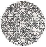 Safavieh Blossom 6'-0" x 6'-0" Rug in Ivory / Black