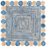 Safavieh Cape Cod 6'-0" x 6'-0" Rug in Blue / Beige