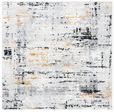 Safavieh Amelia 6'-7" x 6'-7" Rug in Grey / Gold