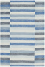 Safavieh Striped Kilim 4'-0" x 6'-0" Rug in Blue