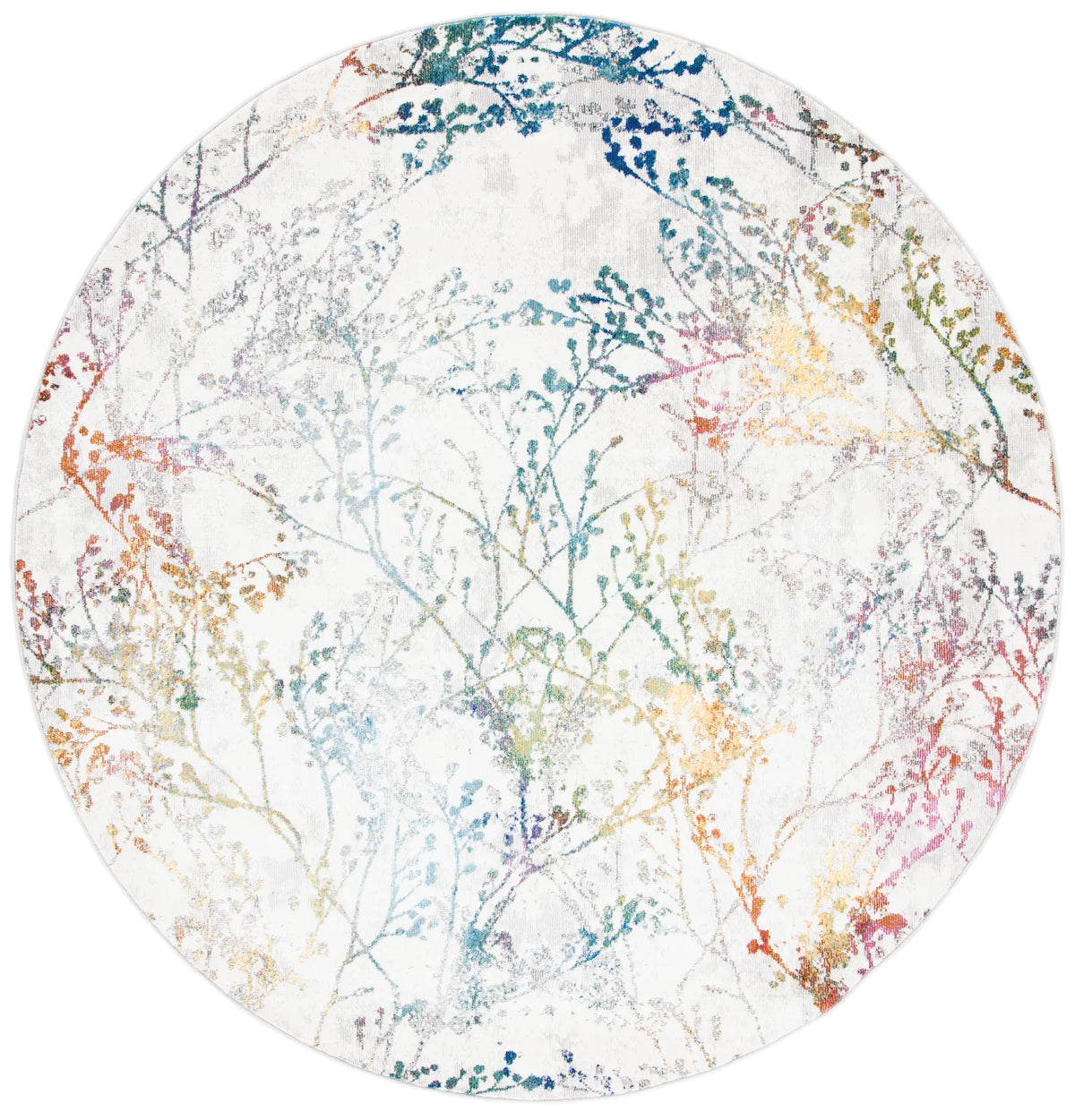 Safavieh Aria 5'-1" x 5'-1" Rug in Ivory / Blue
