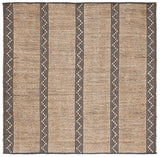 Safavieh Natural Fiber 6'-0" x 6'-0" Rug in Natural / Grey