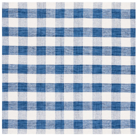 Safavieh Marbella 6'-0" x 6'-0" Rug in Navy / Ivory
