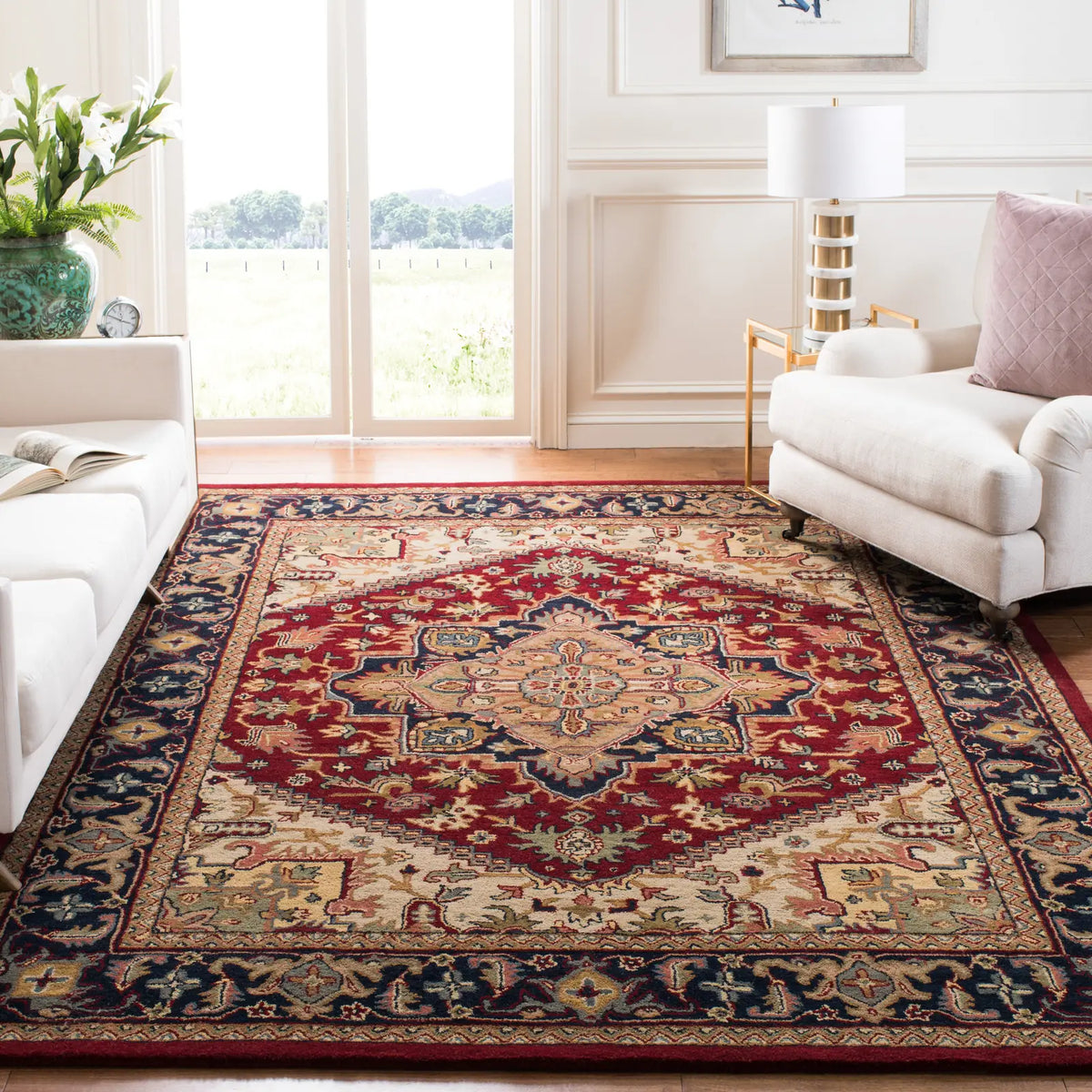 Safavieh Heritage 9'-6" x 13'-6" Rug in Red