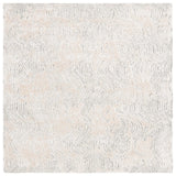 Safavieh Glamour 6'-0" x 6'-0" Rug in Light Grey / Ivory